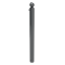 Dekorativ puller | st�lr�r � 102 mm | fastmonteret, til indst�bning i beton med jordanker, total l�ngde ca. 1300 mm | med 1 �je